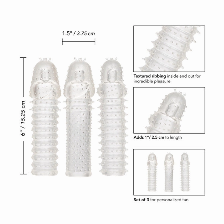 Cal Exotics 3 Piece Penis Extension Kit