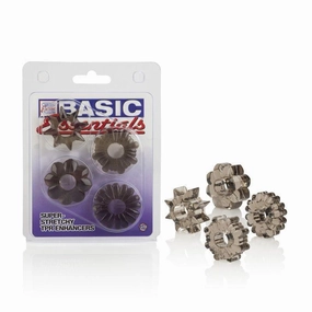 California Exotics - Basic Essentials Super Stretchy TPR Cock Ring (Black)