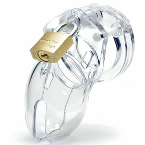 CBX - CB-6000S Male Chastity Cage Small 2.5" (Clear)