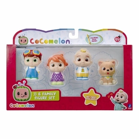 CoComelon JJ and Family Figure Set 4 pcs