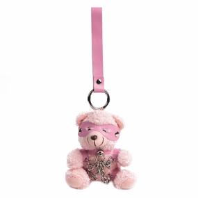 Leto Pink Faux Leather & Chain Harness Bondage Bear