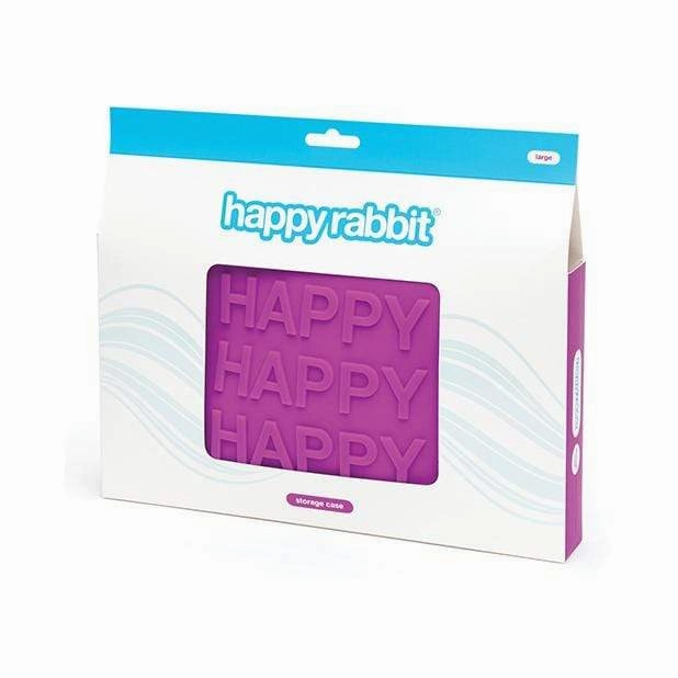 Love Honey - Happy Rabbit WOW Storage Zip Bag Large (Purple)