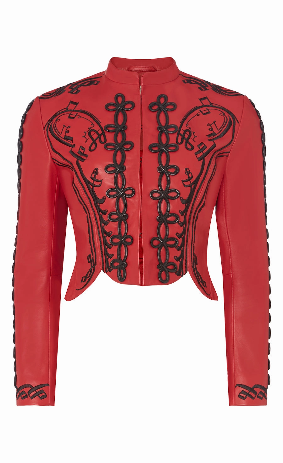 Salerno Leather Jacket - Red Clay