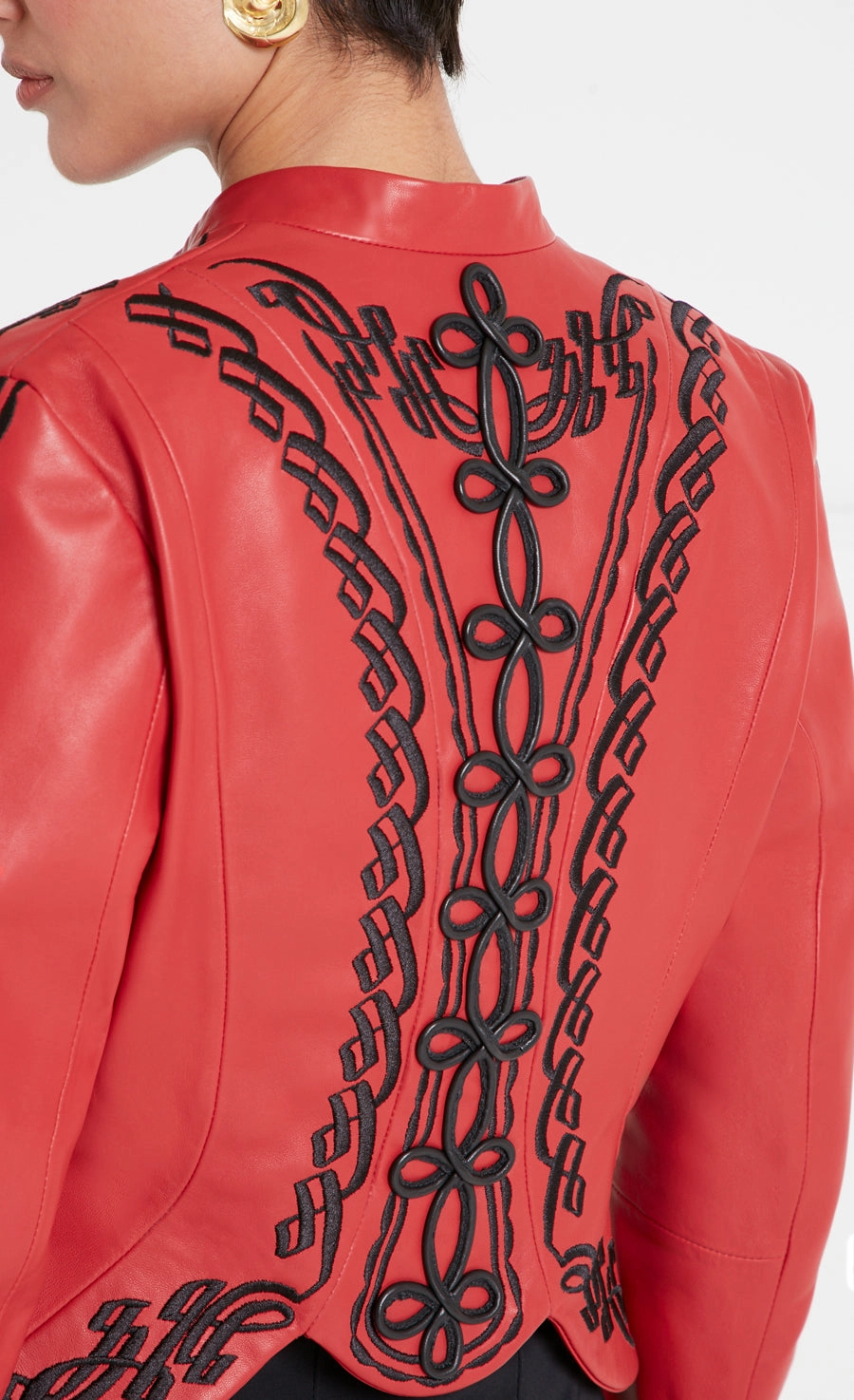 Salerno Leather Jacket - Red Clay