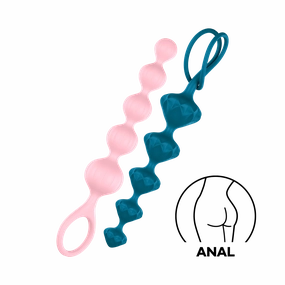 Satisfyer - Love Beads Super Soft Silicone Anal Beads 2 Pieces