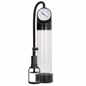 Shots - Pumped Comfort Transparent Penis Pump with Advanced PSI Gauge (Clear)